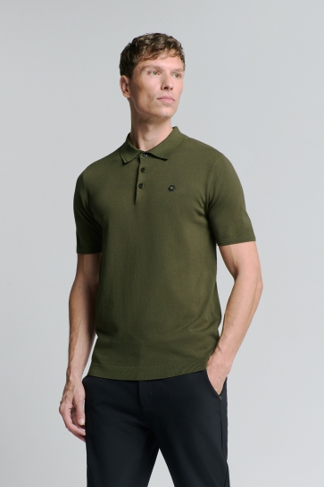 NO-EXCESS POLOSHIRT MET KORTE MOUWEN 27210351 186 DARK MOSS