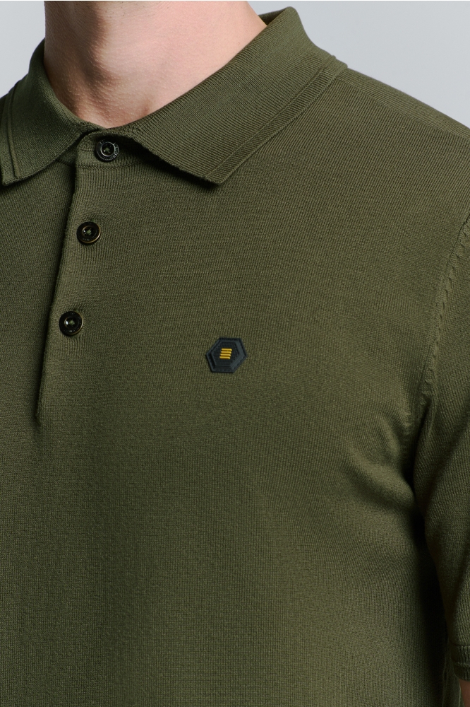 NO-EXCESS groene heren polo | Kleurstaal