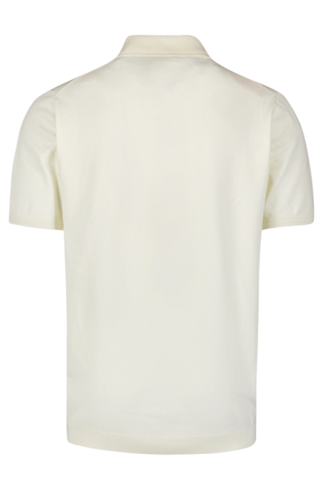 NO-EXCESS beige heren polo | Achteraanzicht
