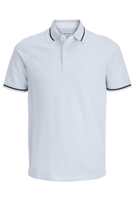 Jack & Jones blauwe heren polo | Vooraanzicht