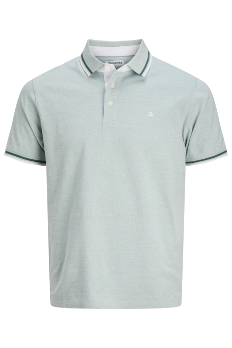 Jack & Jones groene heren polo | Vooraanzicht