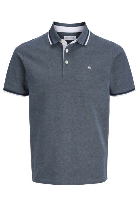 Jack & Jones blauwe heren polo | Vooraanzicht