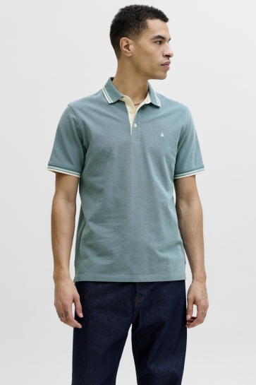 Jack & Jones jjepaulos polo ss noos Groen