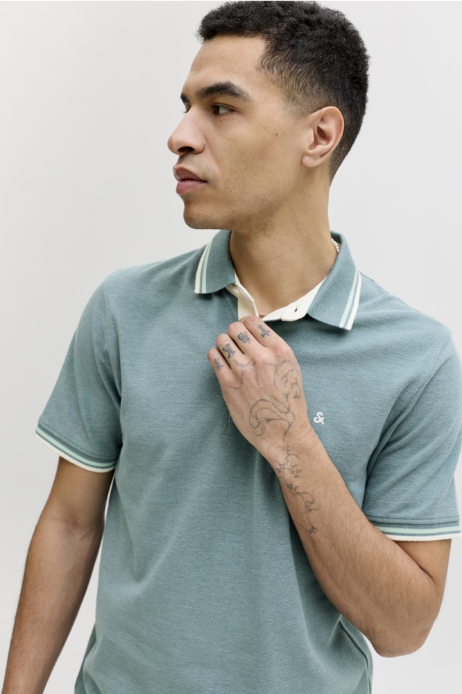 Jack & Jones groene heren polo | Model