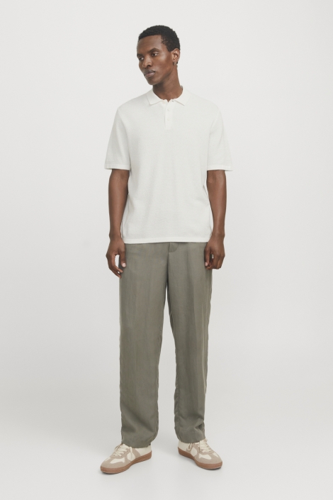 Jack & Jones witte heren polo | Model