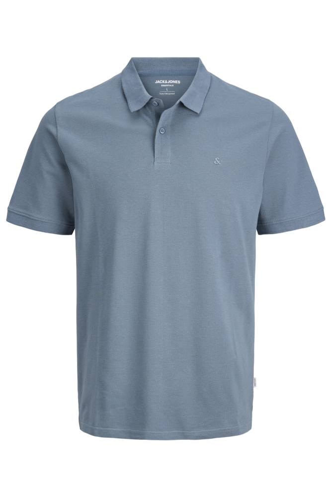 Jack & Jones blauwe heren polo | Vooraanzicht