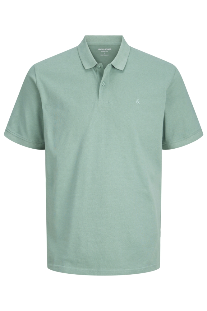 Jack & Jones groene heren polo | Vooraanzicht