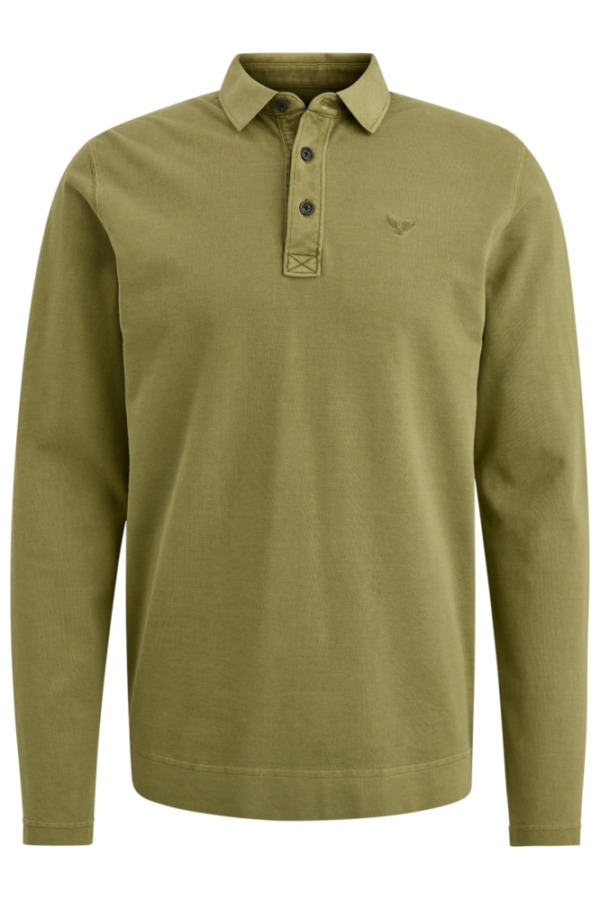 PME legend groene heren polo | Vooraanzicht