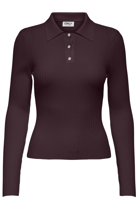 Only bordeaux dames trui | Vooraanzicht