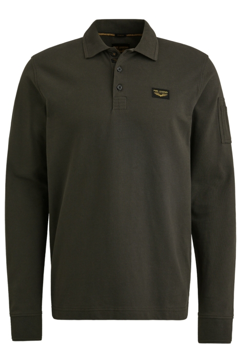 PME legend groene heren polo | Vooraanzicht