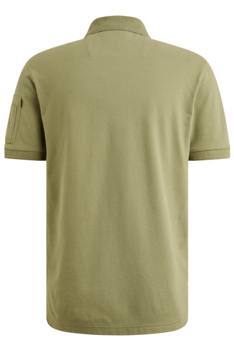 PME legend groene heren polo | Achteraanzicht