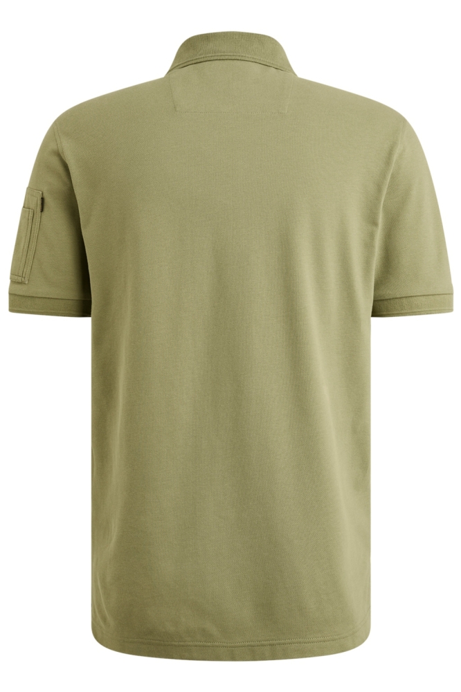 PME legend groene heren polo | Achteraanzicht