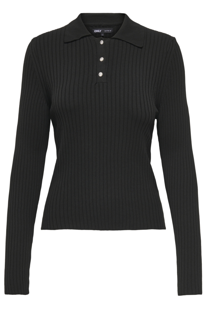 Only zwarte dames trui | Vooraanzicht