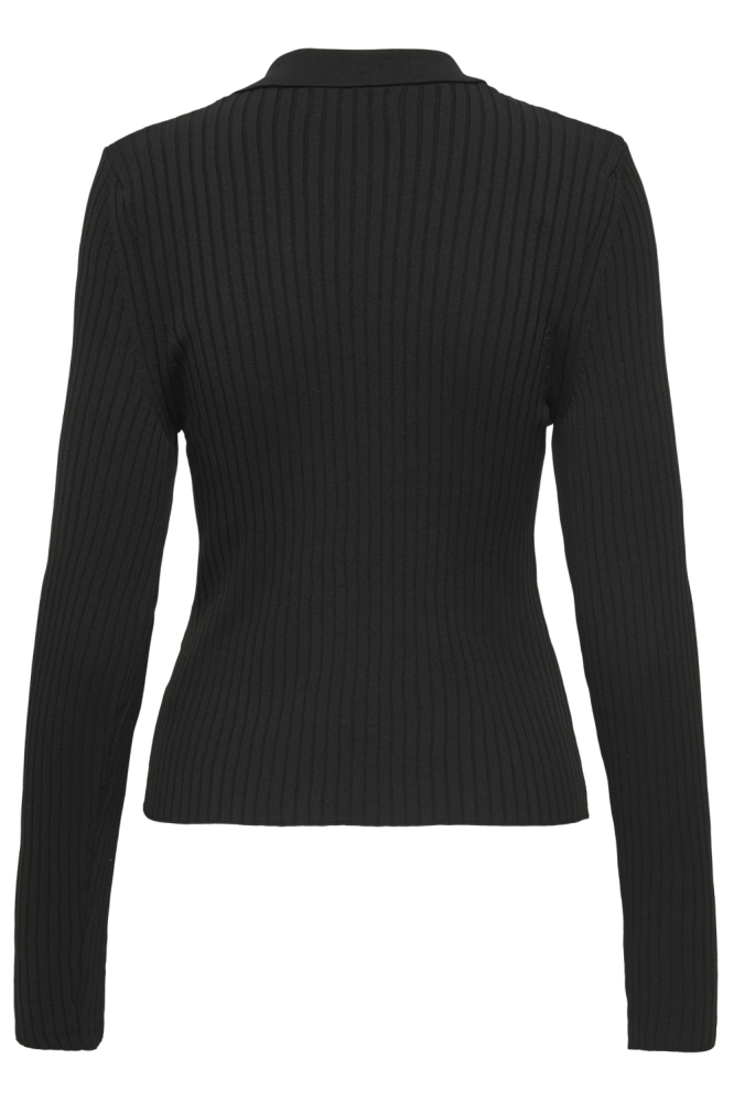 Only zwarte dames trui | Achteraanzicht