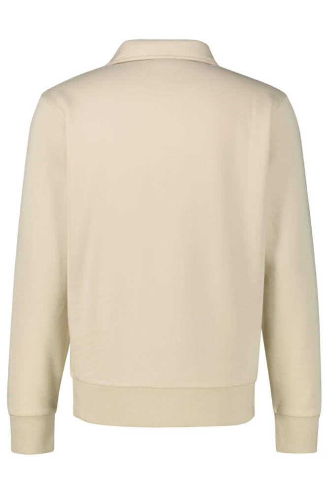 Lerros beige heren polo | Achteraanzicht