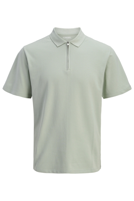 JJ Rebel groene heren polo | Vooraanzicht