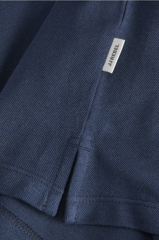JJ Rebel blauwe heren polo | Kleurstaal