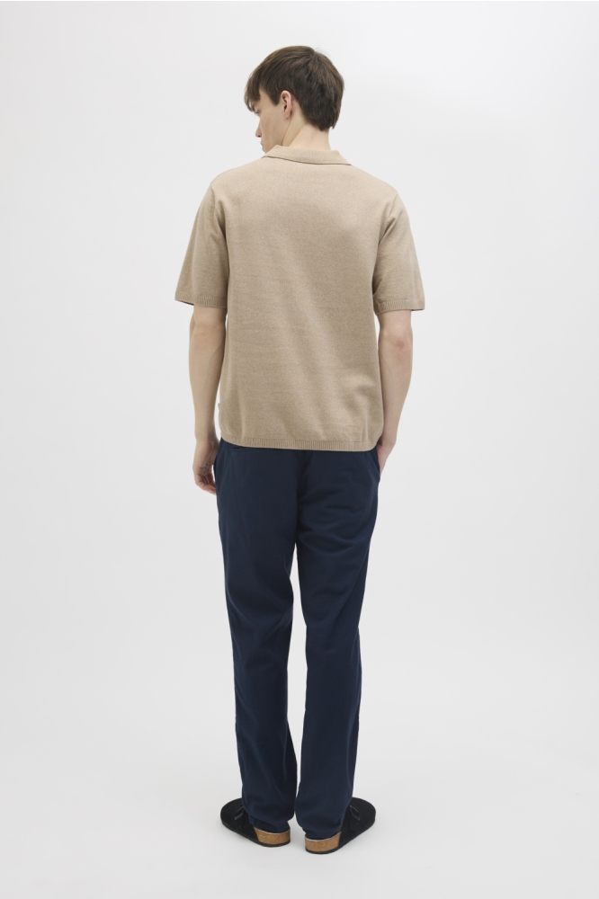 JJ Rebel camel heren polo | Model