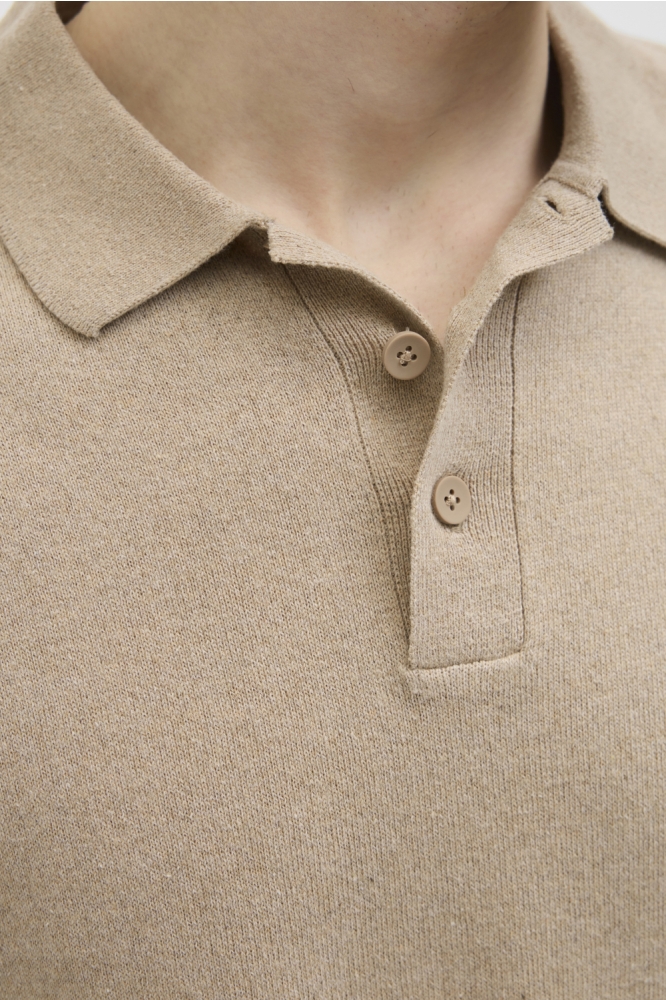 JJ Rebel camel heren polo | Unique Selling Point