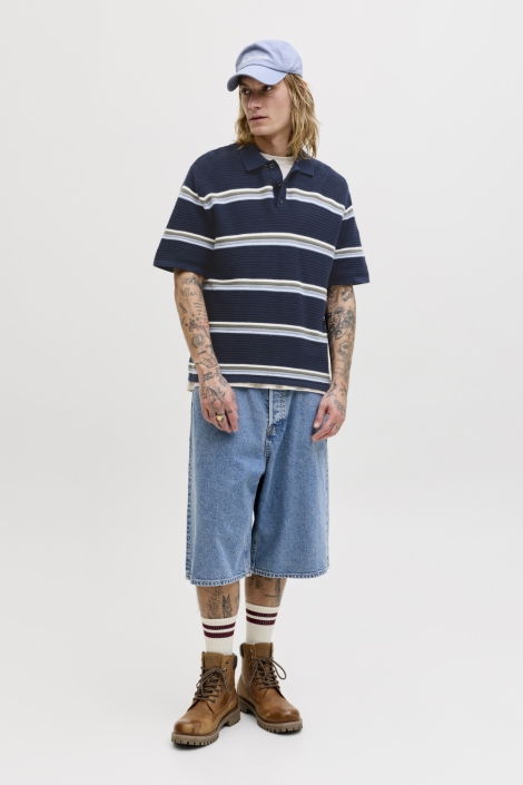 Jack & Jones blauwe heren polo | Model