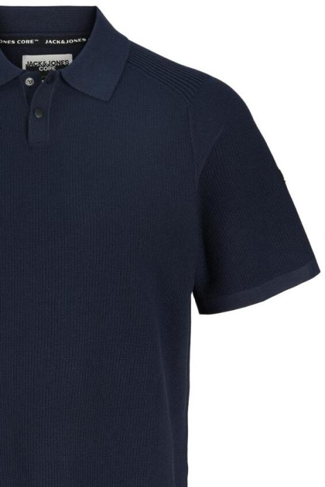 Jack & Jones blauwe heren polo | Close up