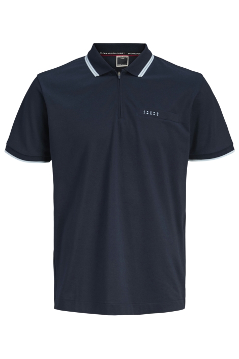 Jack & Jones blauwe heren polo | Vooraanzicht