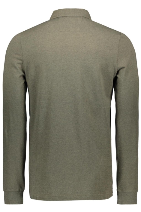 NZA groene heren polo | Achteraanzicht