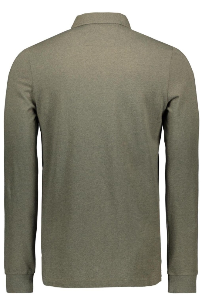 NZA groene heren polo | Achteraanzicht