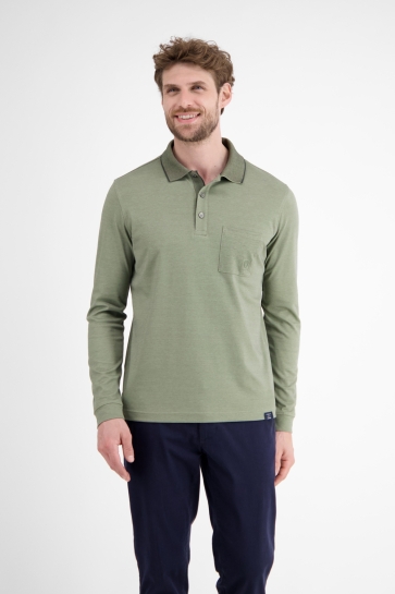 Lerros Polo POLO MET LANGE MOUWEN 2584211 661