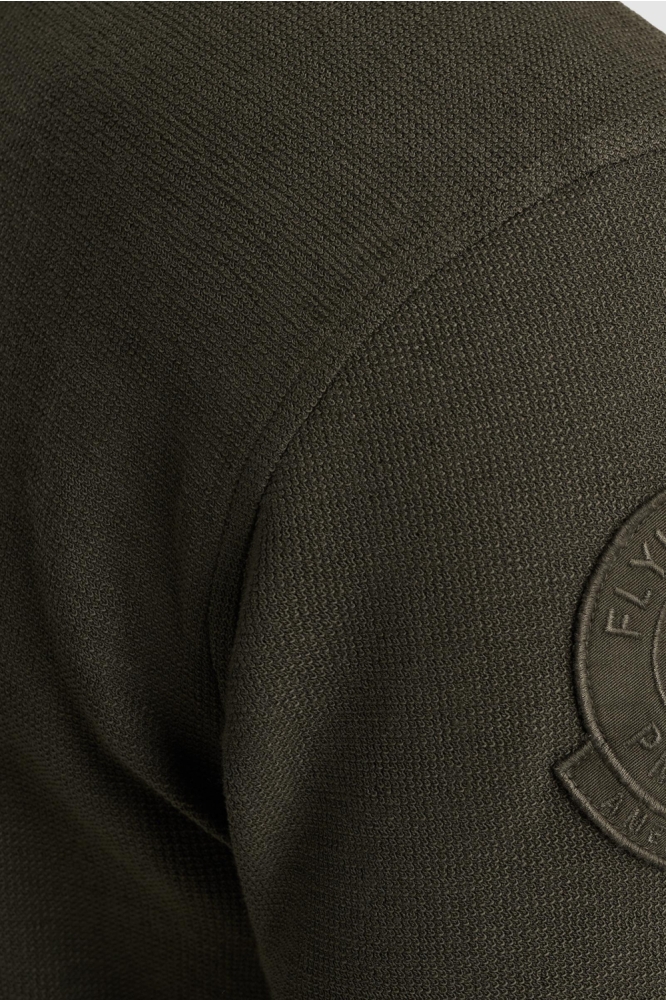 PME legend groene heren polo | Close up