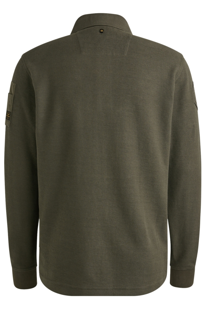 PME legend groene heren polo | Achteraanzicht