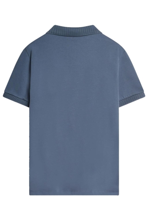 Antony Morato blauwe heren polo | Achteraanzicht