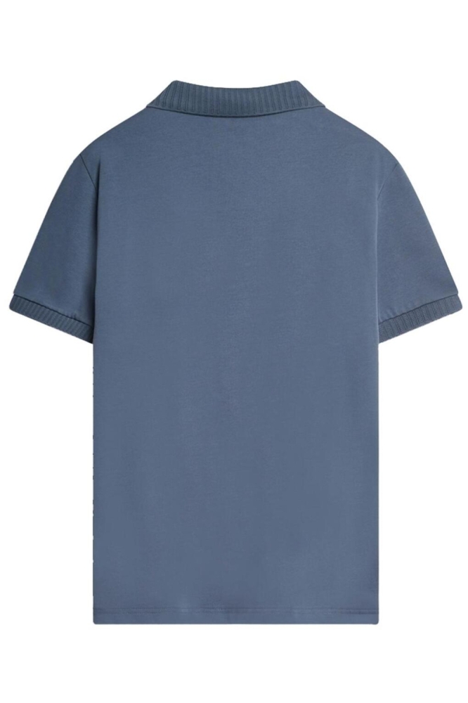 Antony Morato blauwe heren polo | Achteraanzicht