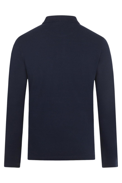 McGregor blauwe heren polo | Achteraanzicht