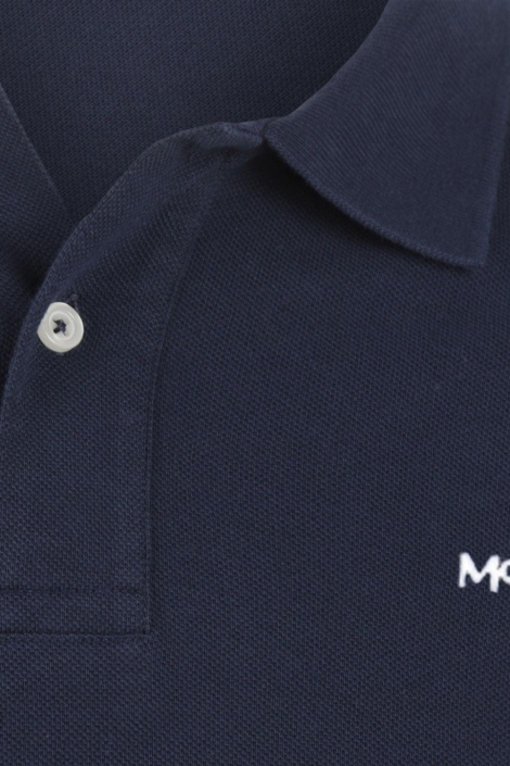 McGregor blauwe heren polo | Close up