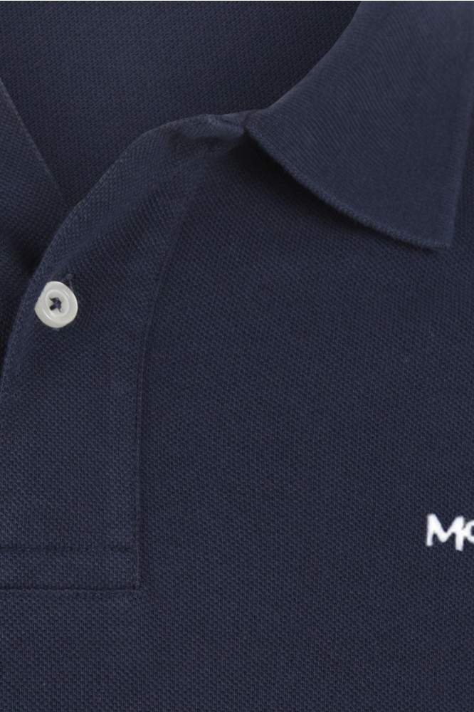 McGregor blauwe heren polo | Close up