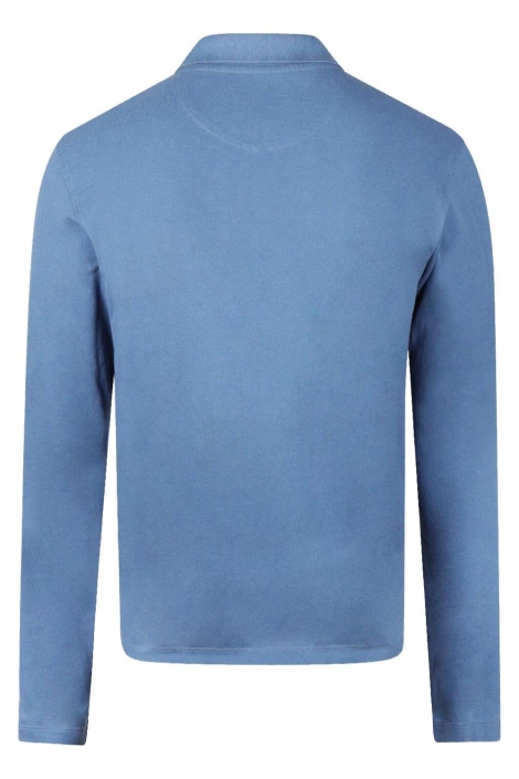 McGregor blauwe heren polo | Achteraanzicht