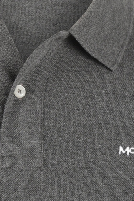 McGregor grijze heren polo | Close up