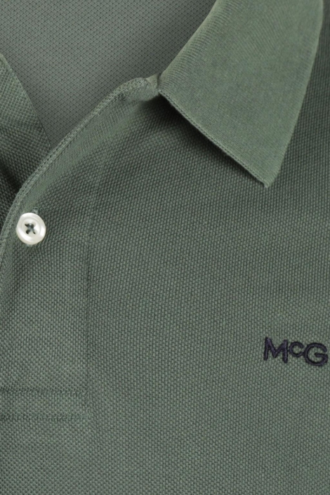 McGregor groene heren polo | Close up