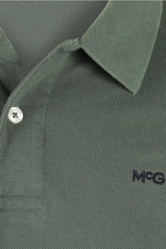 McGregor groene heren polo | Close up