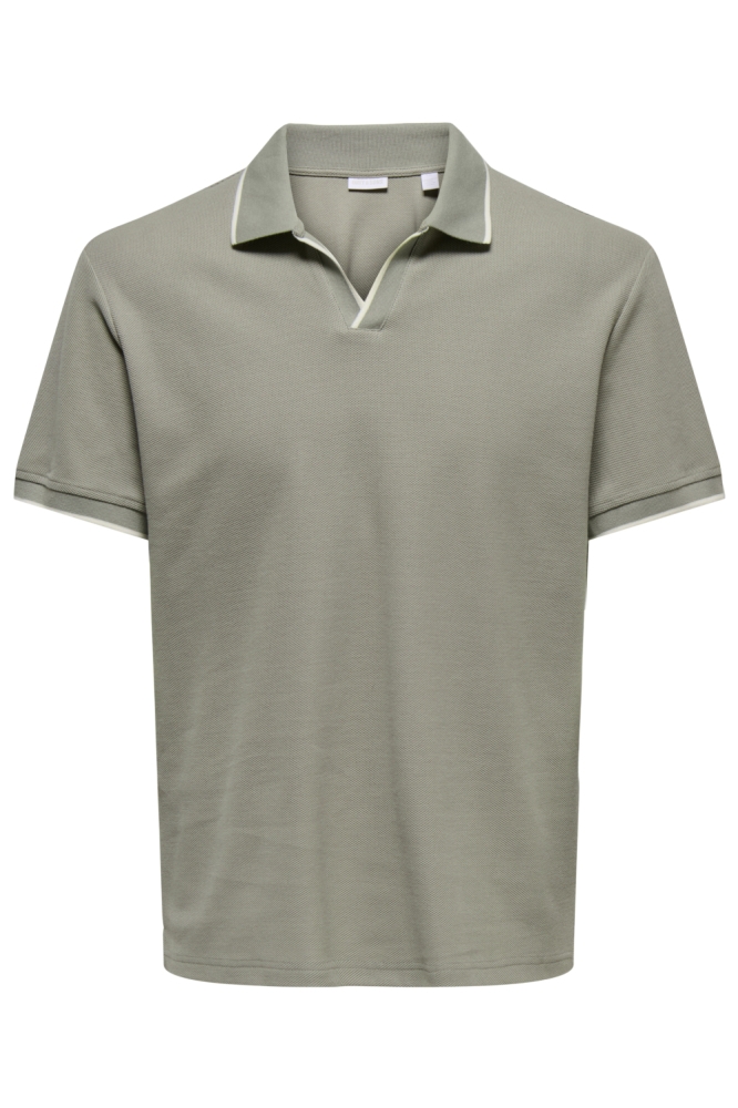 Only & Sons groene heren polo | 