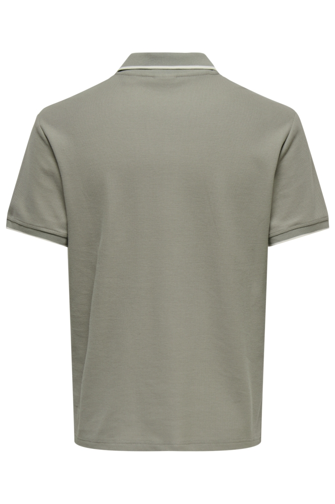 Only & Sons groene heren polo | 