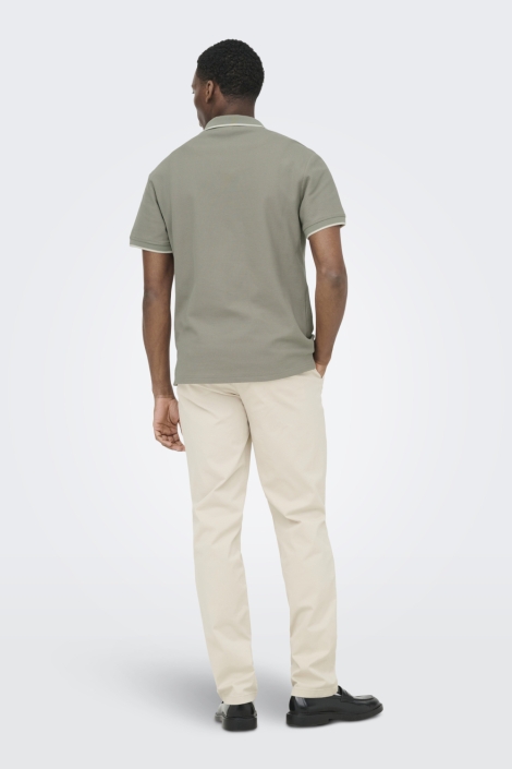 Only & Sons groene heren polo | 