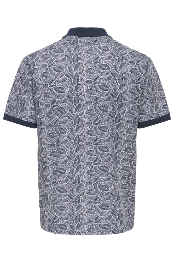 Only & Sons blauwe heren polo | Achteraanzicht