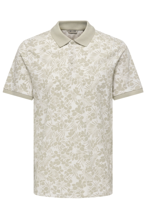 Only & Sons beige heren polo | 