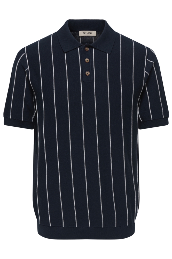 Only & Sons blauwe heren t-shirt | Vooraanzicht