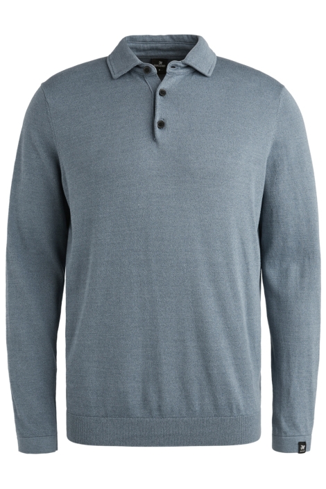 Vanguard blauwe heren polo | Vooraanzicht