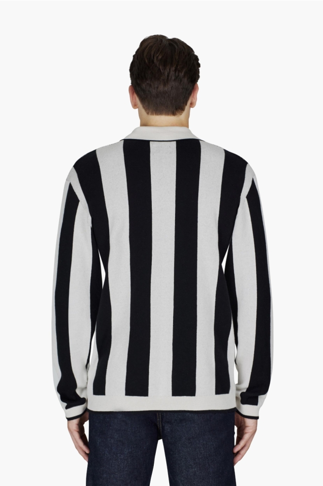 Cruyff zwarte heren polo | Model achteraanzicht