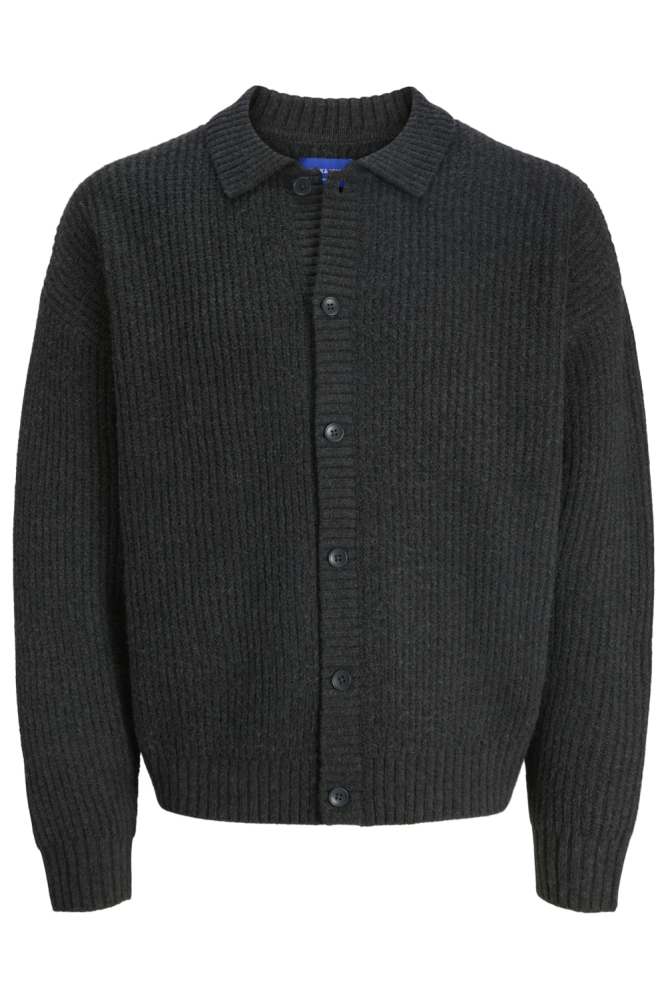 Jack & Jones grijze heren vest | Vooraanzicht