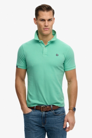 Superdry Polo VINTAGE DESTROY POLO M1110451A Spring Bud Green